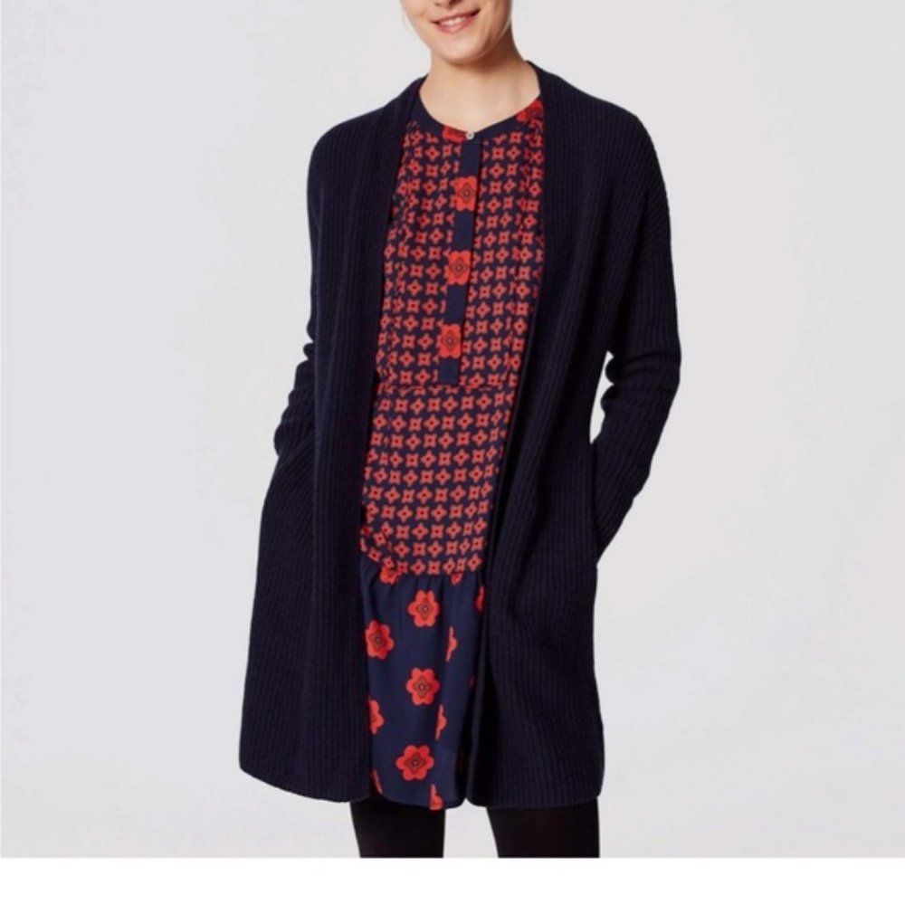 LOFT Navy Blue Cardigan